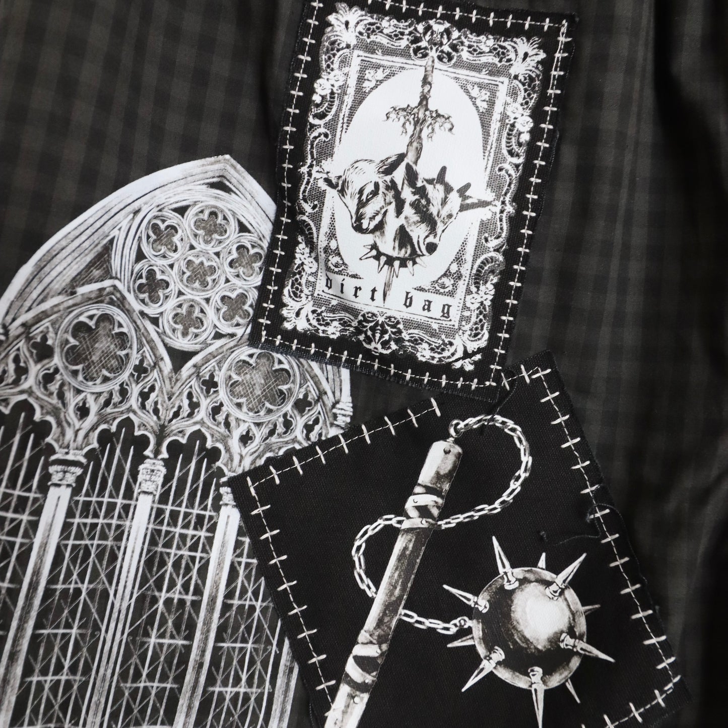 ✶ 1/1 Patched boxer shorts ✶ L / UK12 / US8 / EU40