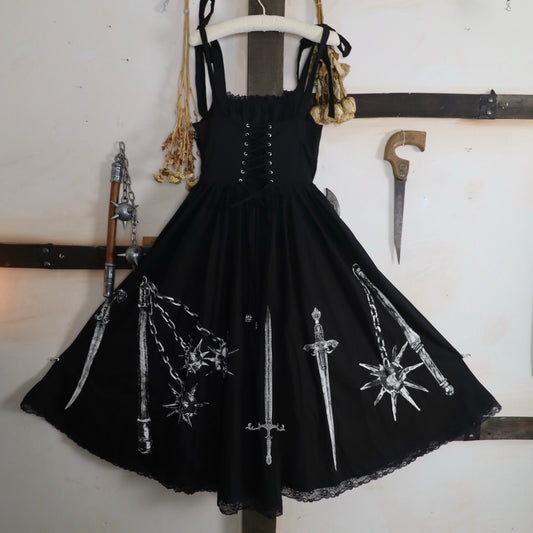 ✶ Occasus Midaxi weapon print dress ✶ style 1