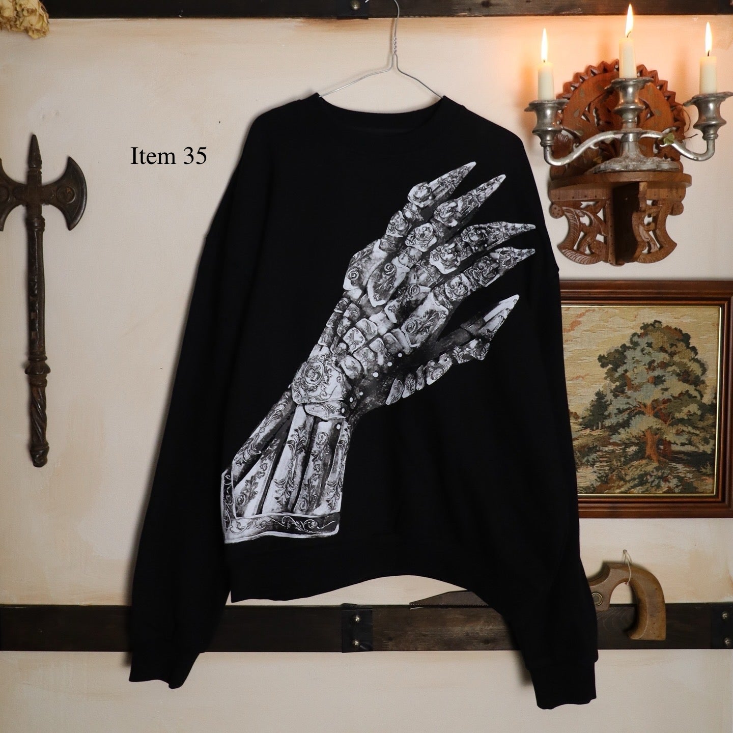 ✶SAMPLE SALE ✶ Item 35: Gauntlet sweatshirt  ✶ Size: 5XL