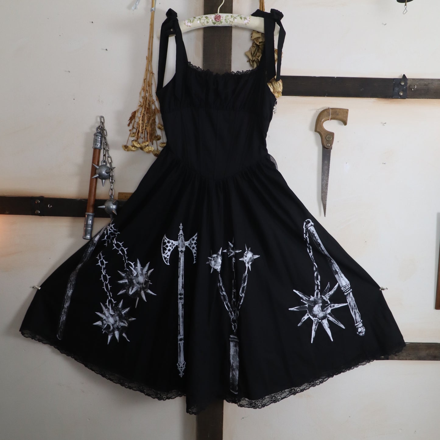 ✶ Occasus midaxi weapon print dress ✶ style 2