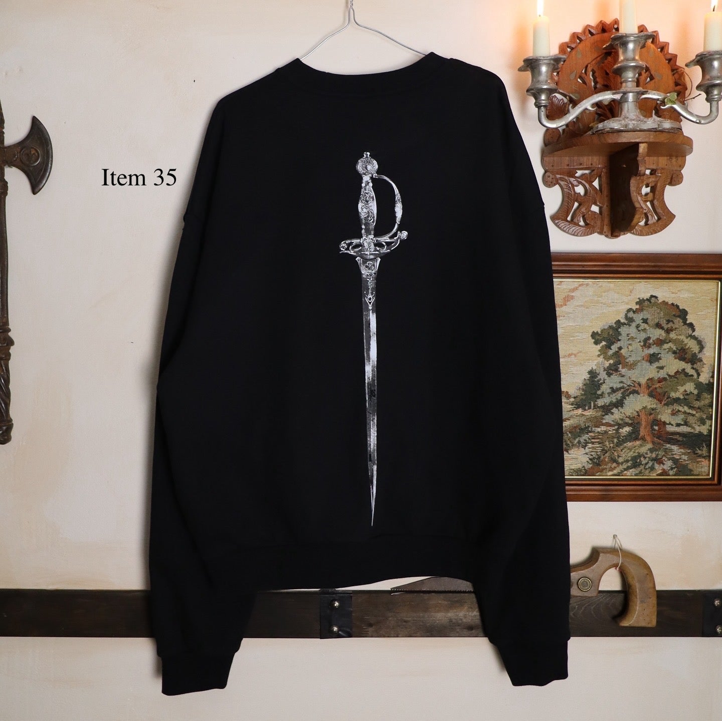 ✶SAMPLE SALE ✶ Item 35: Gauntlet sweatshirt  ✶ Size: 5XL