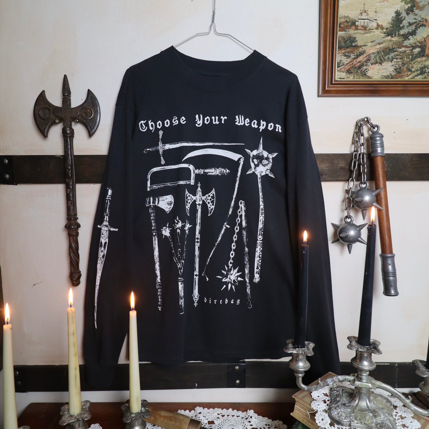 Choose your weapon oversized long sleeve