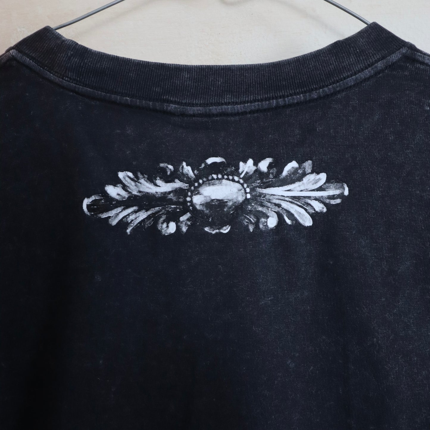 Decorative weapon patch crop top