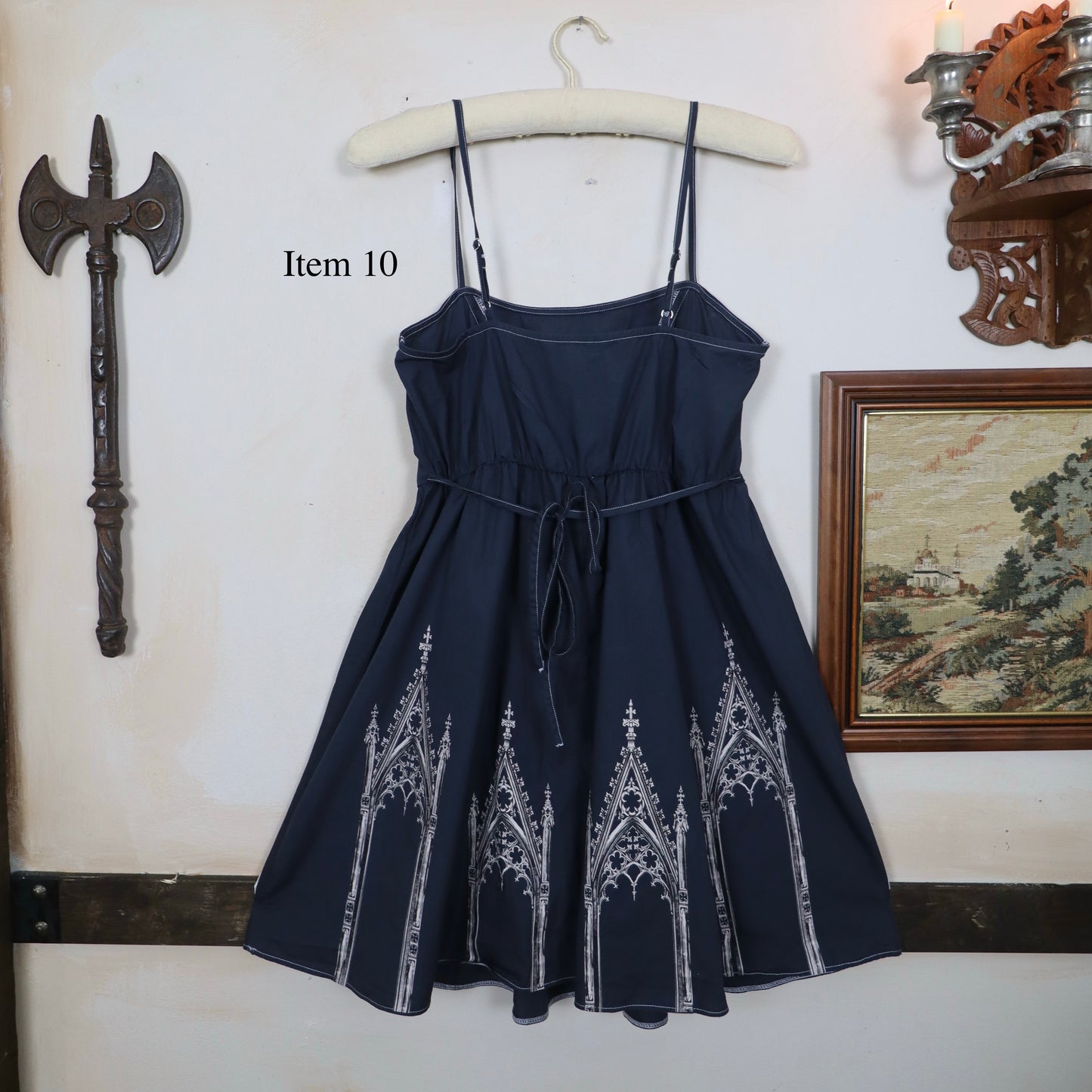 ✶SAMPLE SALE ✶ Item 10: Cathedral print Dress  ✶ size UK6