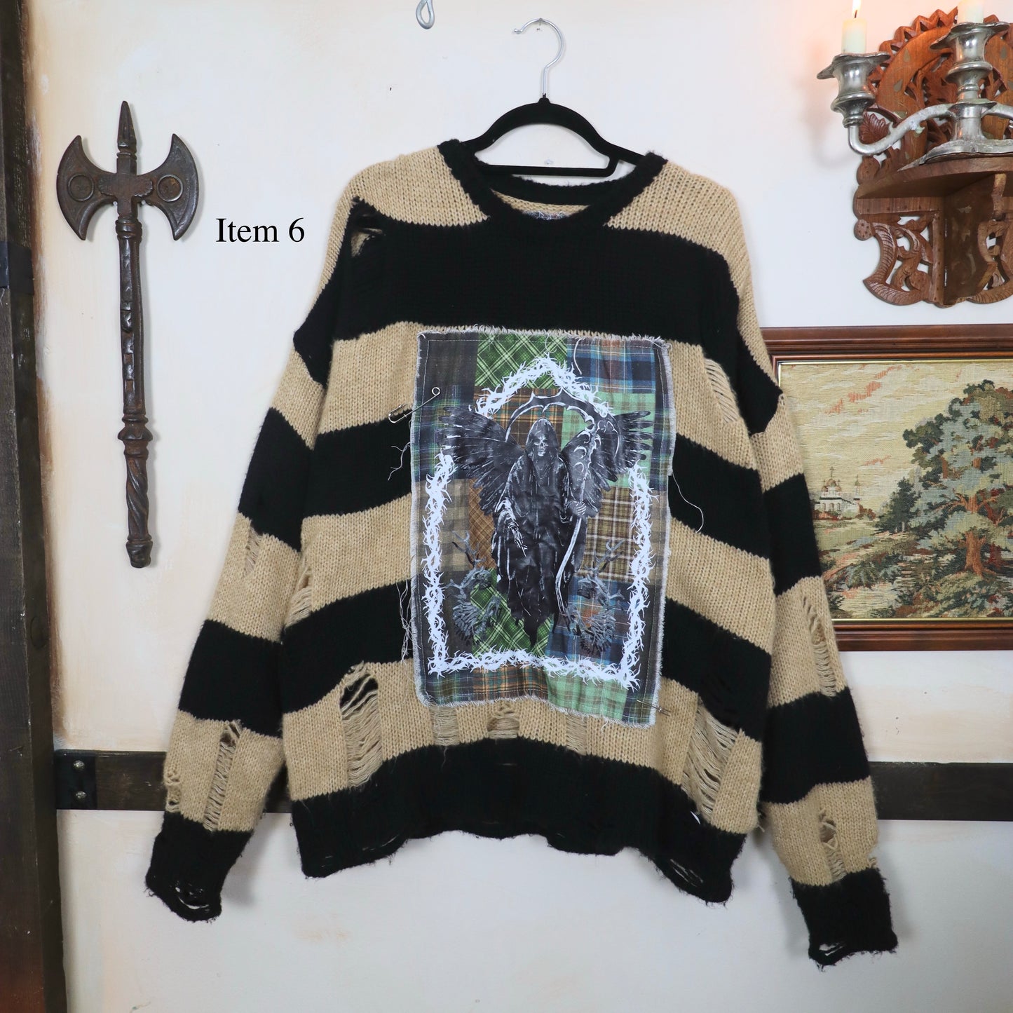 ✶SAMPLE SALE ✶ Item 6: Reaper knit Jumper  ✶ Size: XL
