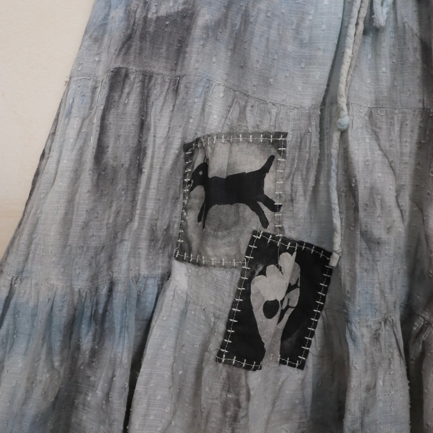 ✶SAMPLE SALE ✶ Item 4: Tie-dye patched dress  ✶ Size: UK 10
