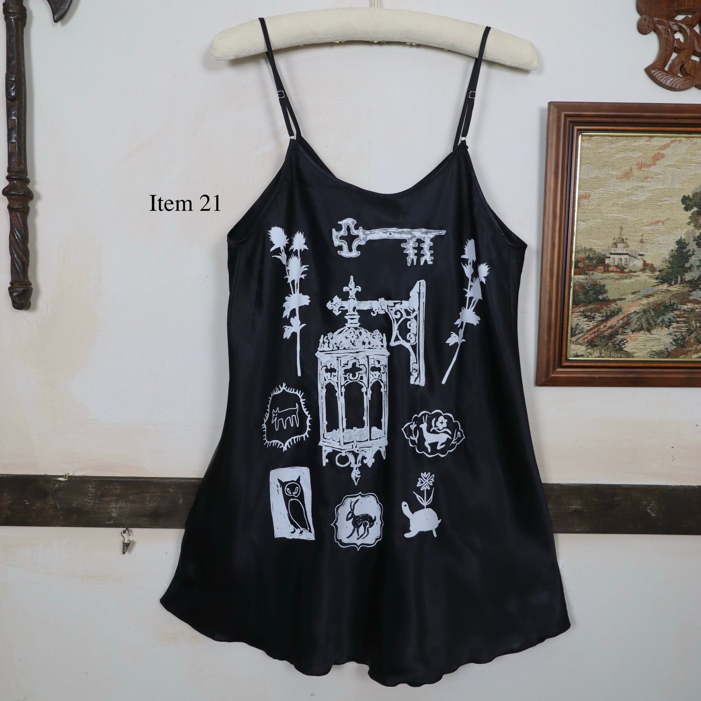✶SAMPLE SALE ✶ Item 21: Black Slip Dress  ✶ Size: M