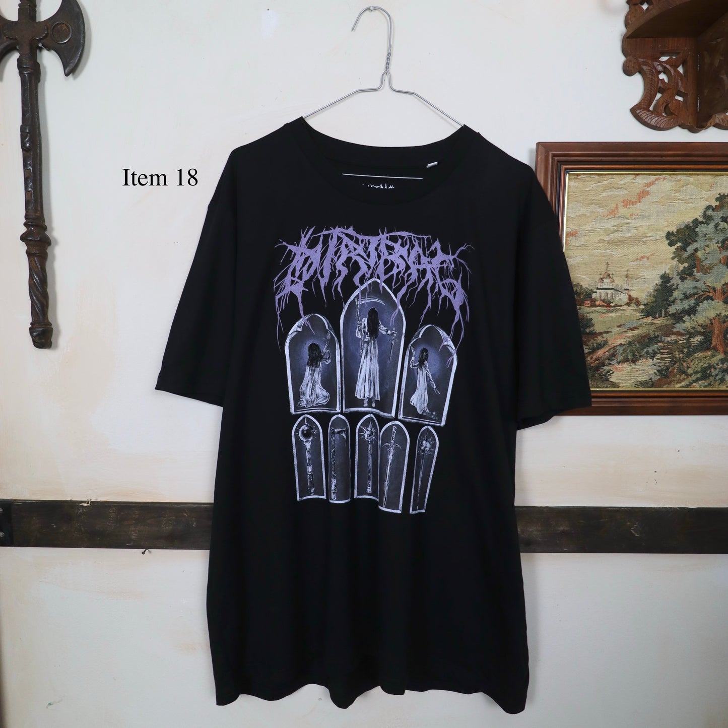 ✶SAMPLE SALE ✶ Item 18: Purple Deity Oversized Tee  ✶ Size: XXL