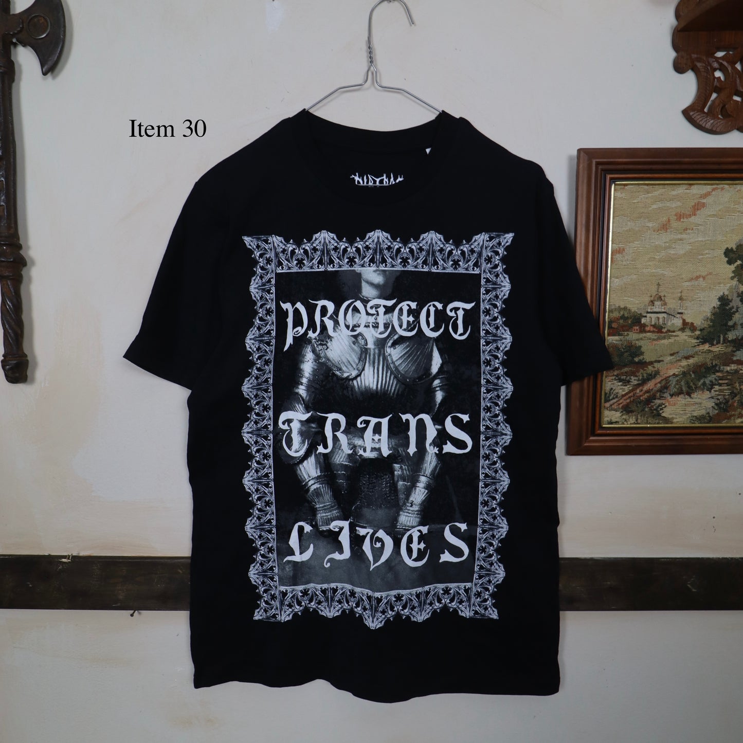 ✶SAMPLE SALE ✶ Item 30: Protect trans lives t-shirt  ✶ Size: S