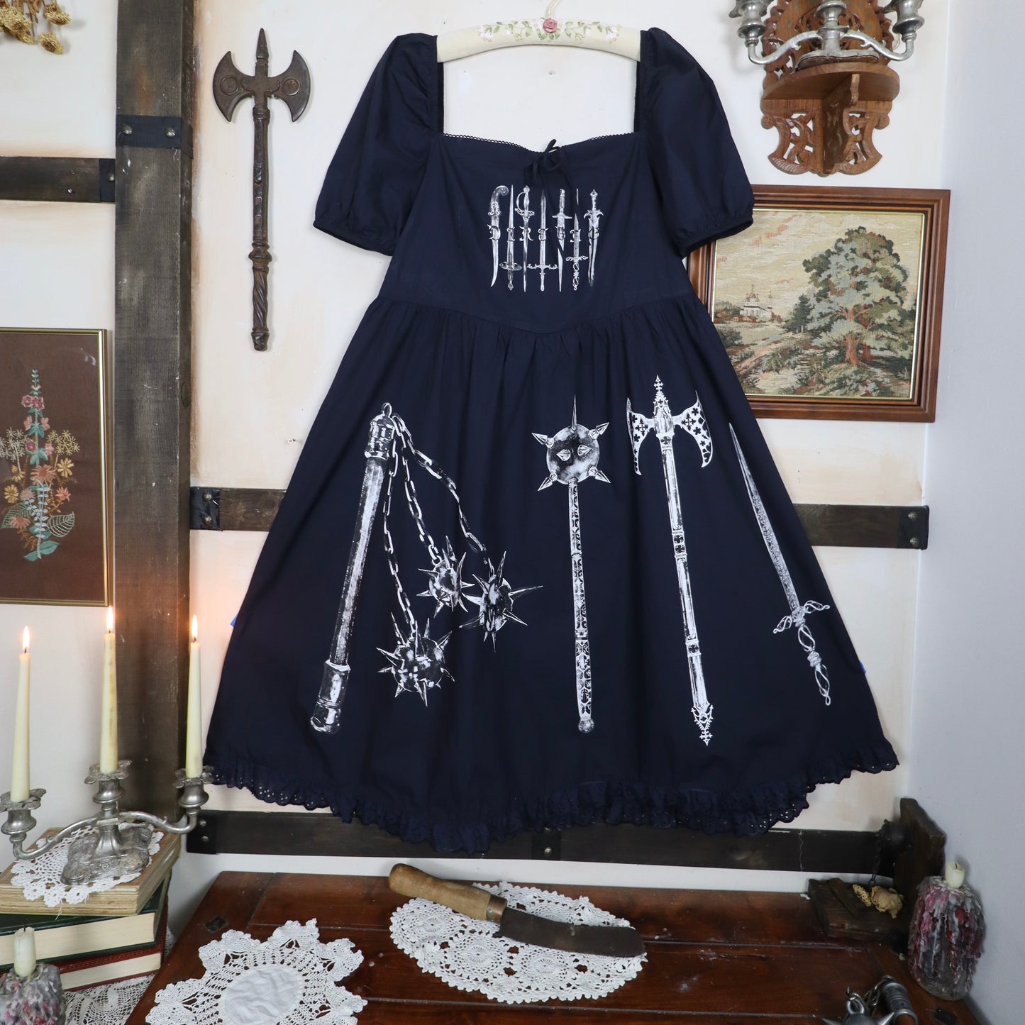 Midnight blue weaponry dress ✶ Size UK 22 / US 18 / EU 50