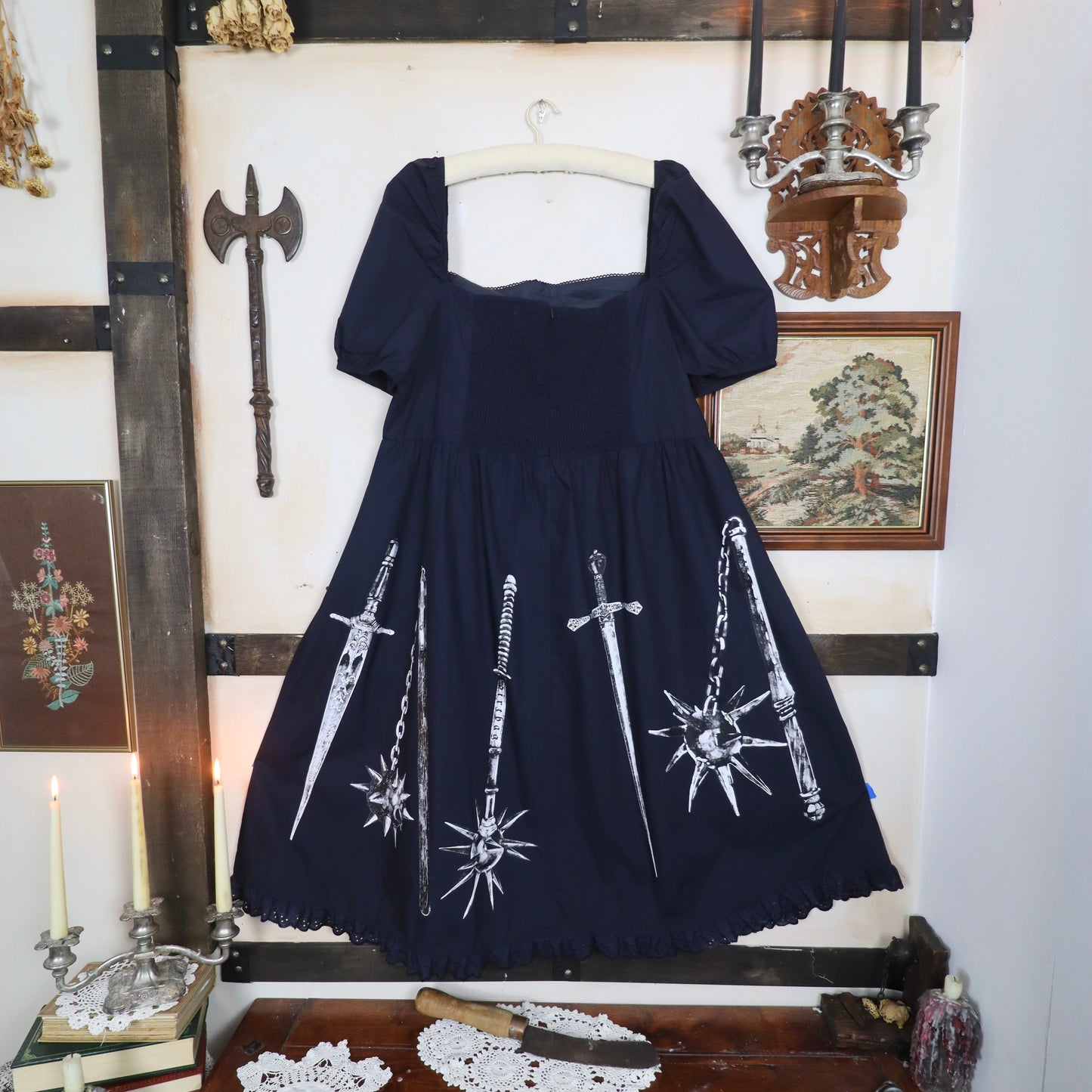 Midnight blue weaponry dress ✶ Size UK 22 / US 18 / EU 50