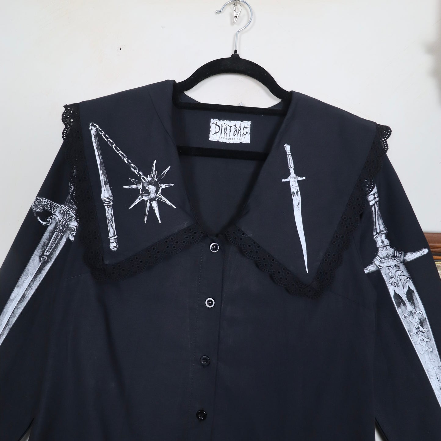Long sleeve weaponry dress ✶ Size UK 4–6 / US 0–2 / EU 32–34