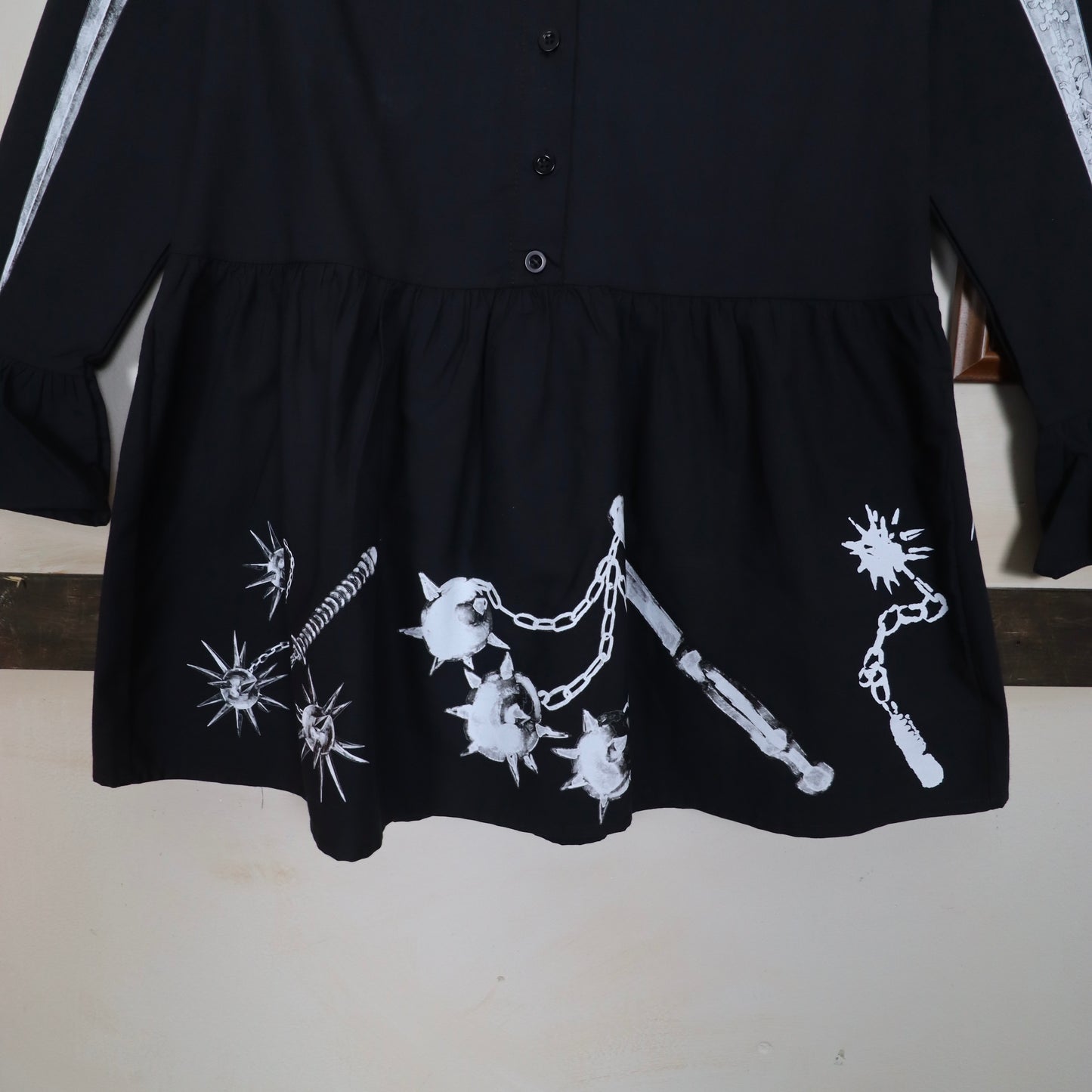 Long sleeve weaponry dress ✶ Size UK 4–6 / US 0–2 / EU 32–34