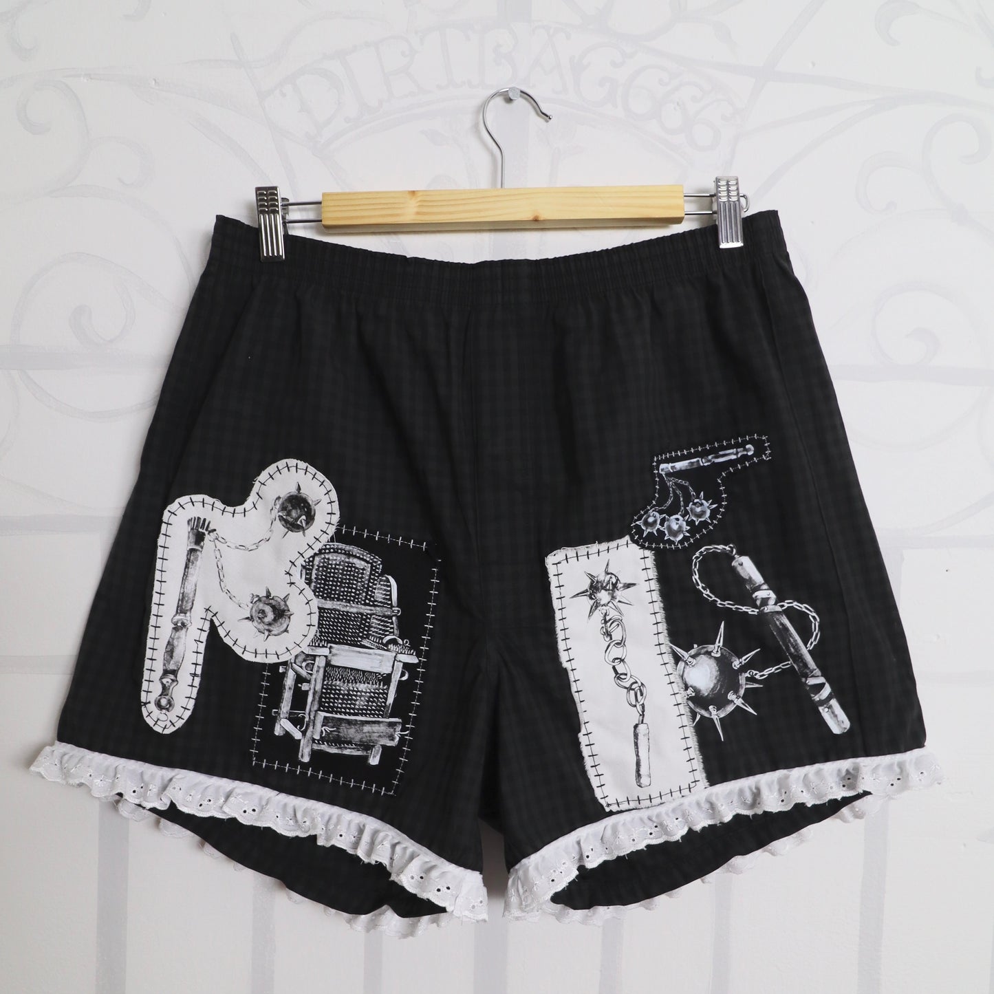 ✶ 1/1 Patched boxer shorts ✶ XL / UK14 / US10 / EU42
