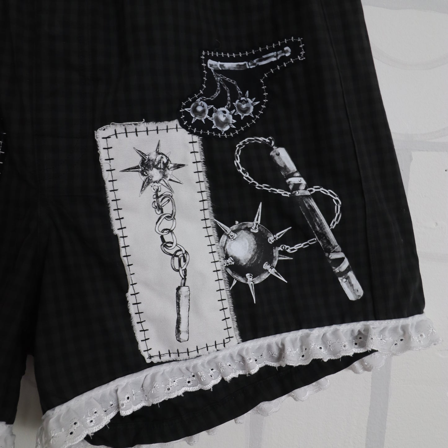 ✶ 1/1 Patched boxer shorts ✶ XL / UK14 / US10 / EU42