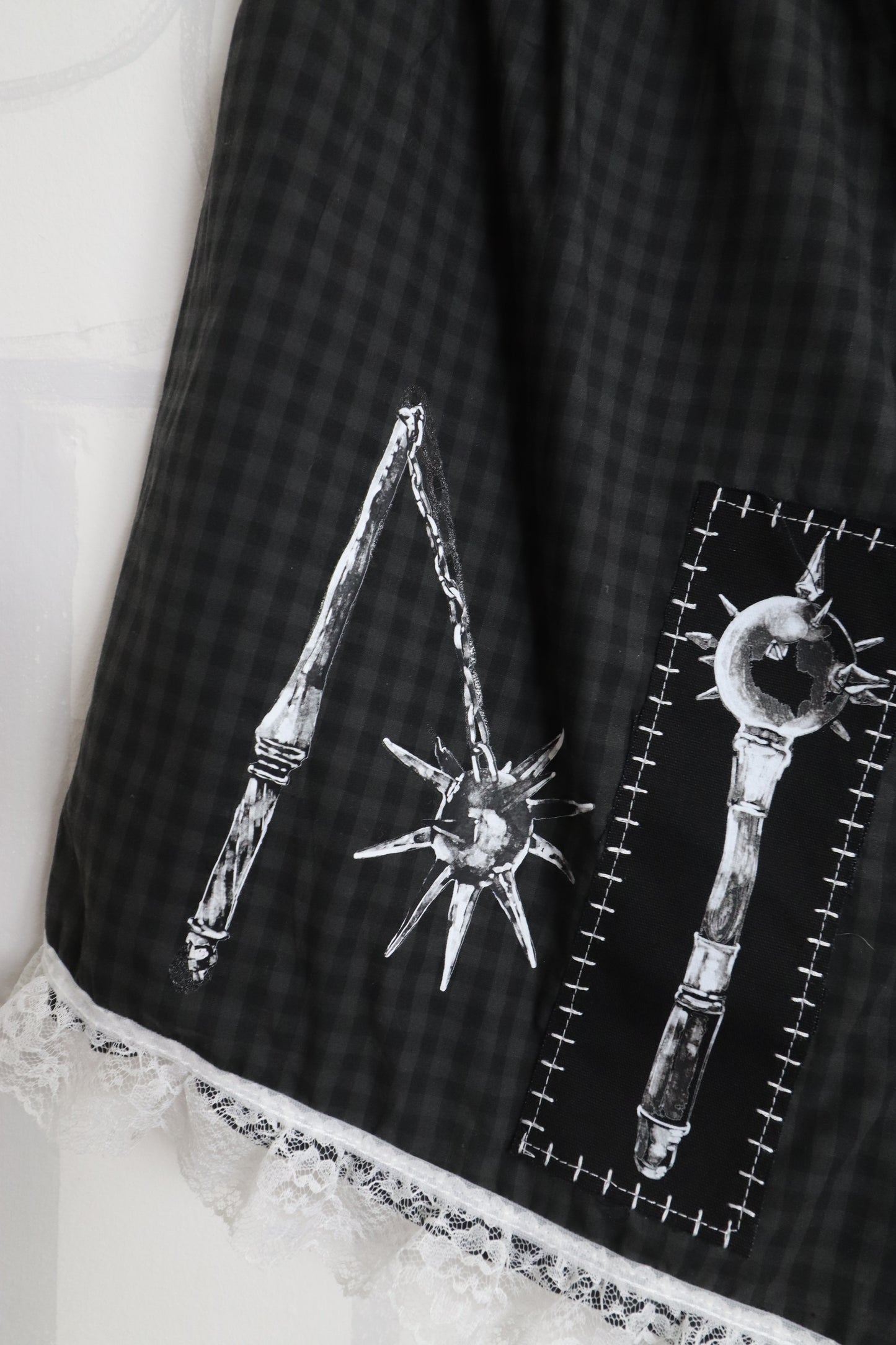 ✶ 1/1 Patched boxer shorts ✶ L / UK12 / US8 / EU40