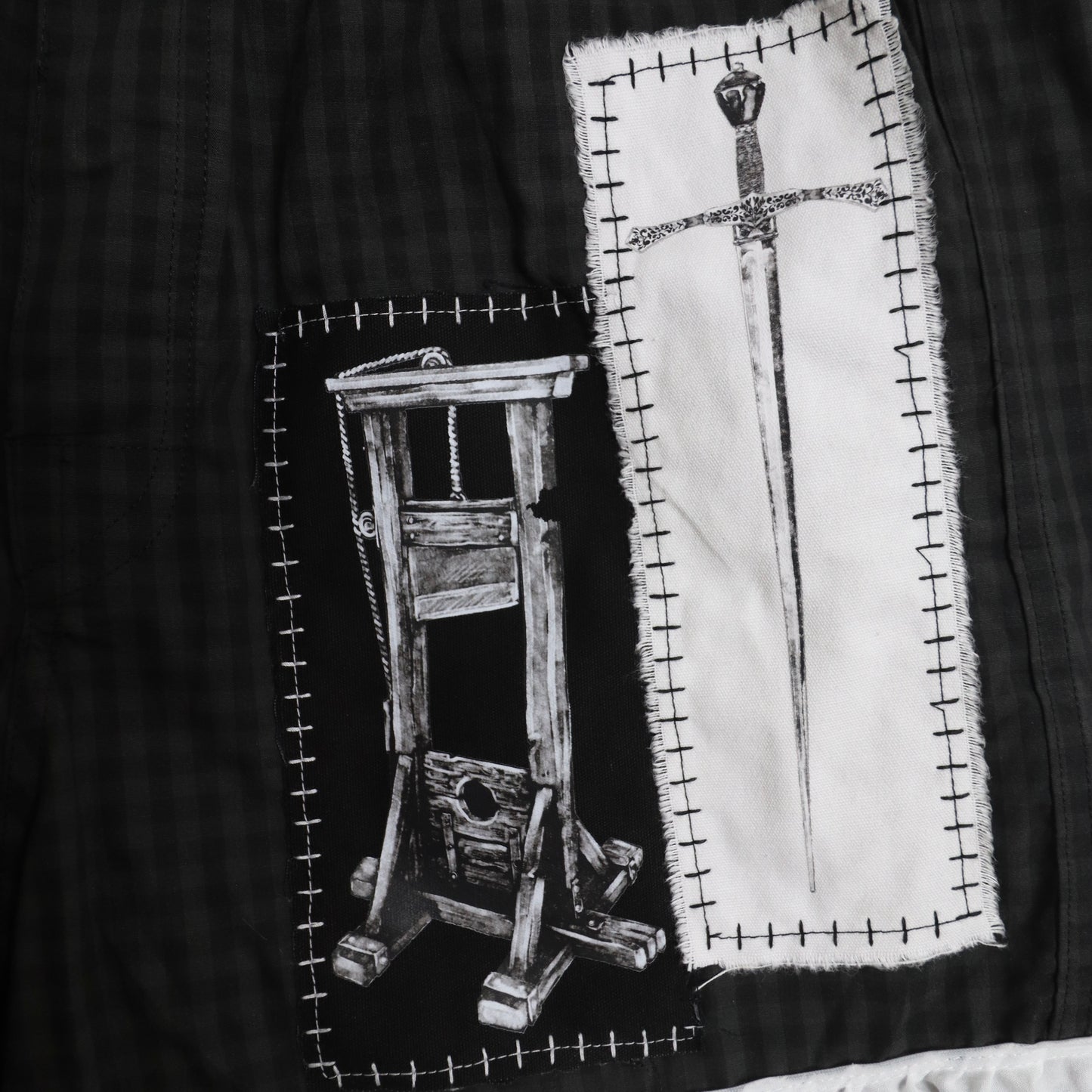 ✶ 1/1 Patched boxer shorts ✶ M / UK10 / US6 / EU38