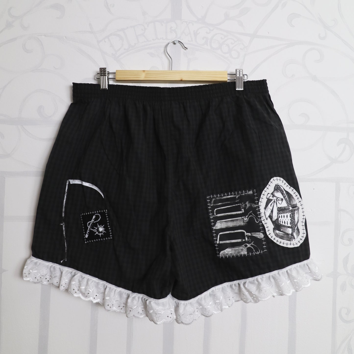 ✶ 1/1 Patched boxer shorts ✶ 2XL / UK16 / US12 / EU44