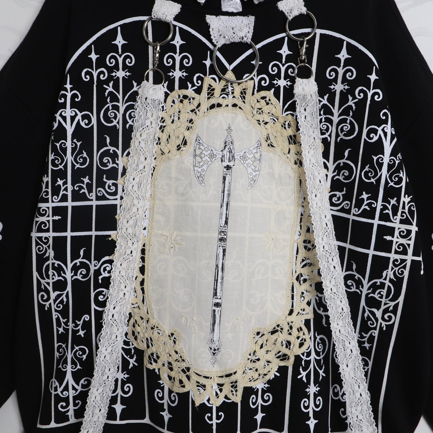 ✶ Medieval filagree hoodie ✶ Size 2XL