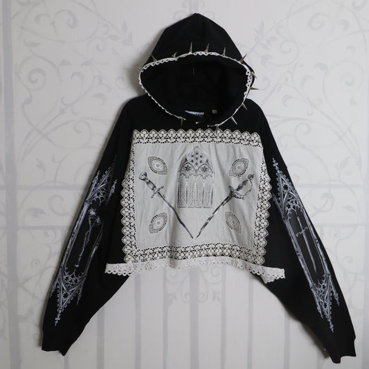 ✶ Gothic architecture hoodie ✶ Size L