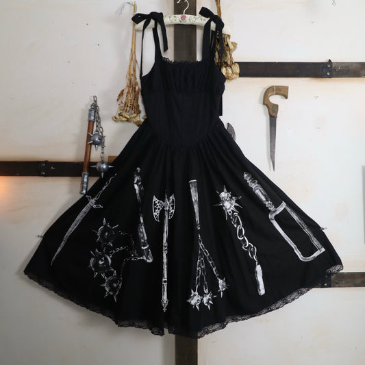✶ Occasus Midaxi weapon print dress ✶ style 1
