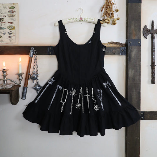 ✶Letum Mini weapon print Dress✶